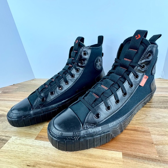 Converse Chuck Taylor All Star Utility High Top Black Sneakers Shoes Mens 13 - Picture 1 of 10